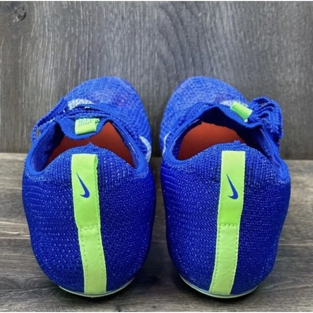 Nike Zoom Superfly 2 Elite Track Spikes Mens Size 9 Blue‎ / White / Volt